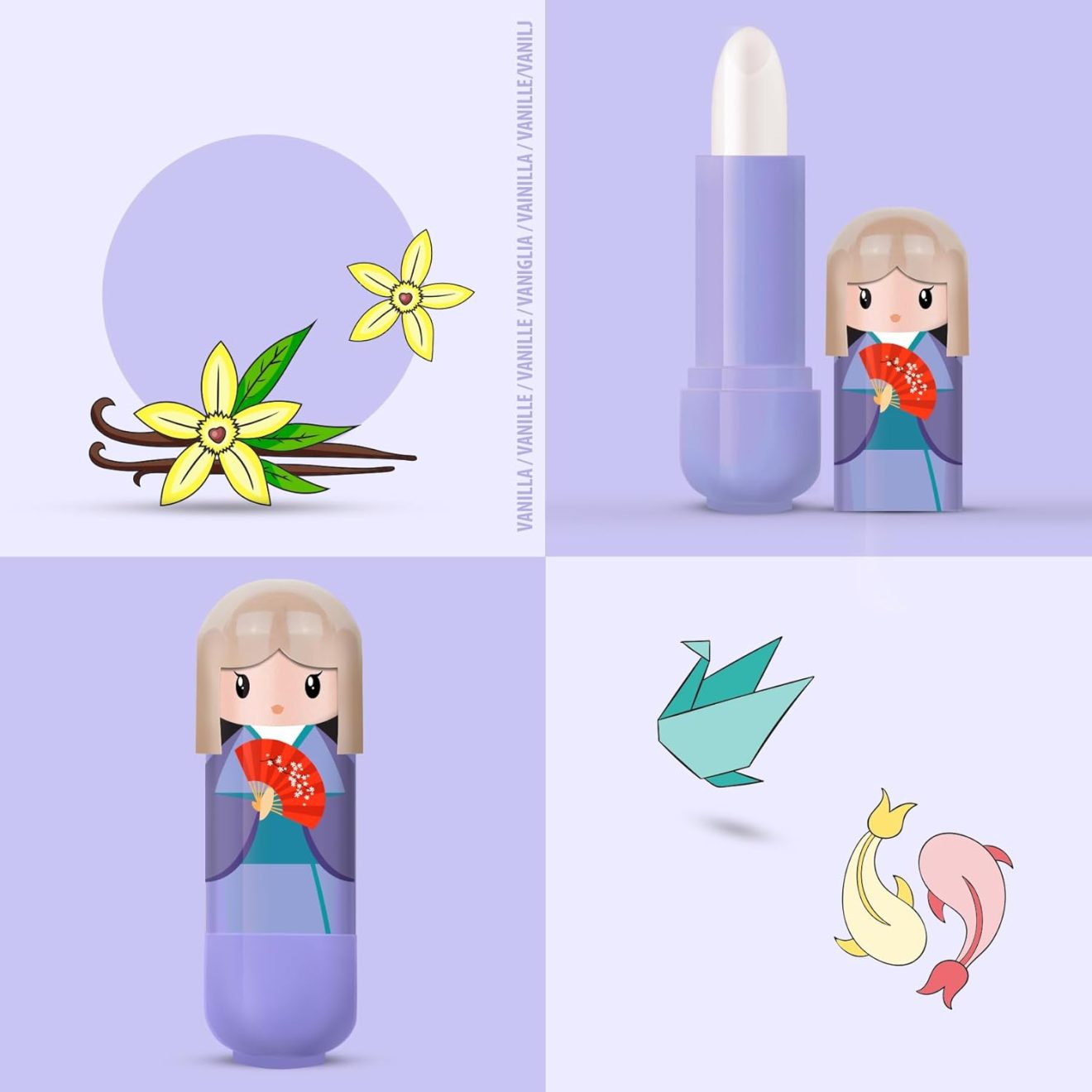 Dolly Lip Balm Set - 24pcs