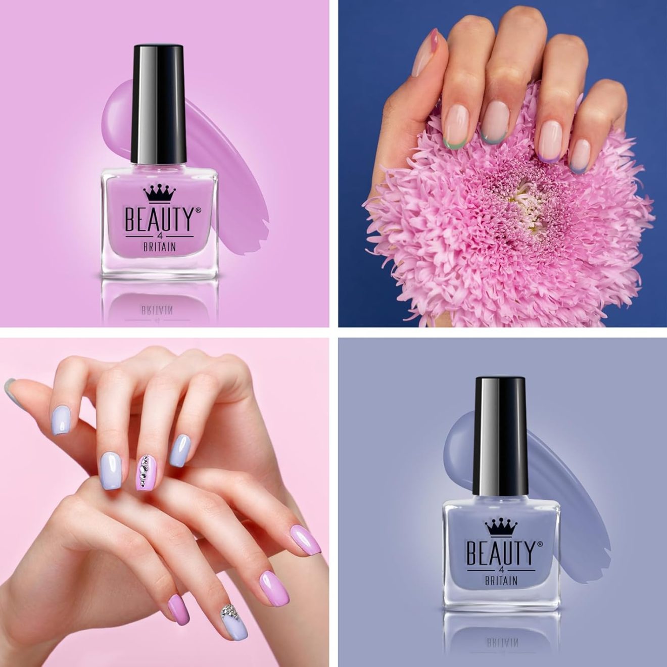 Beauty4Britain Pastel Collection Nail Polish Set