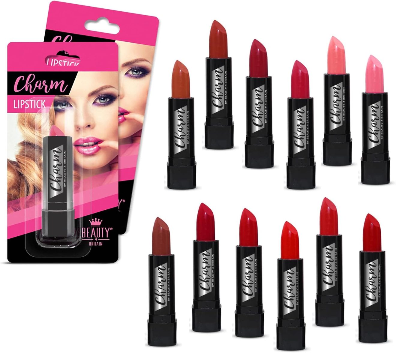Beauty4Britain Charm Lipstick Set
