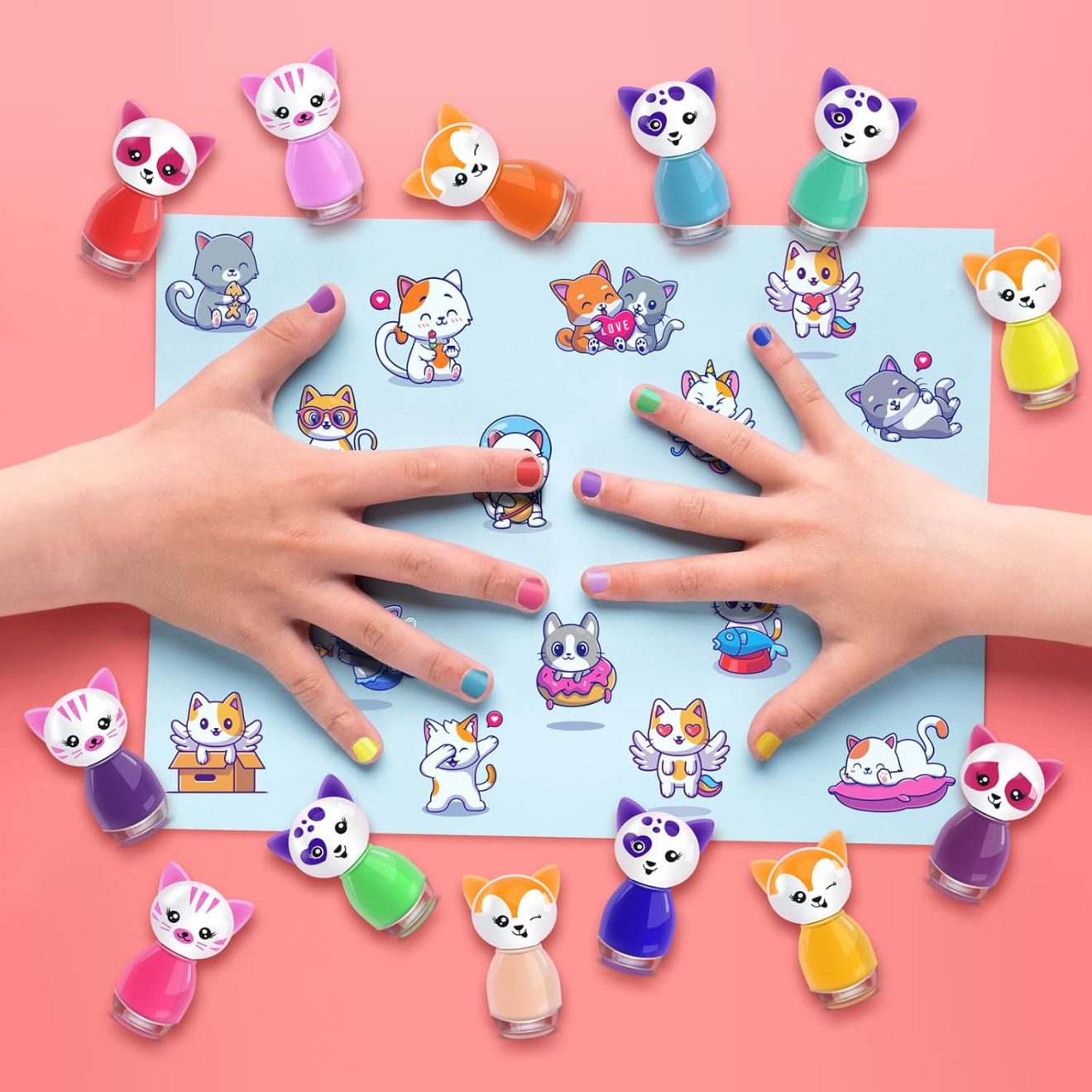 Cat Nail Polish Set