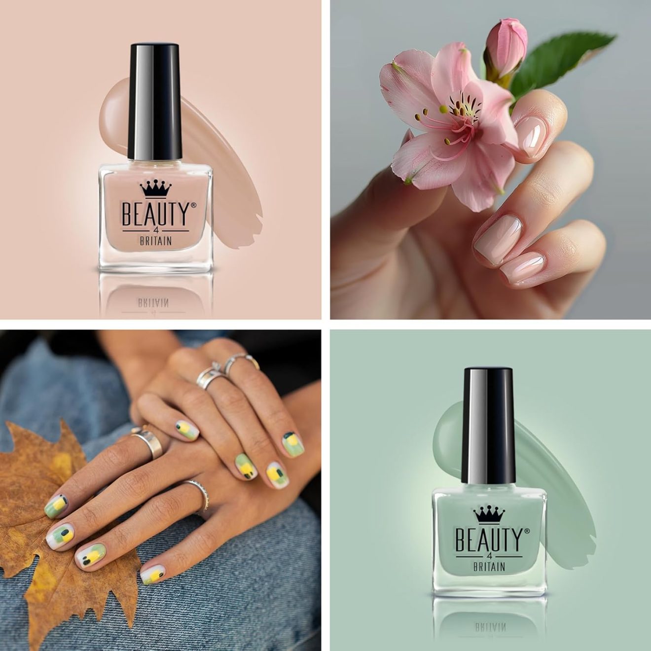 Beauty4Britain Pastel Collection Nail Polish Set